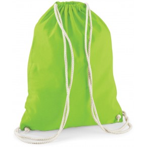 Plátěná taška - batoh COTTON GYMSAC W110 (bavlněný batůžek, vak na záda)
